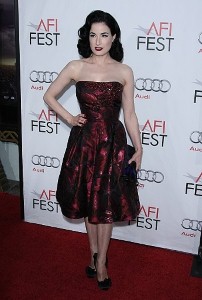 Dita Von Teese on staying trim