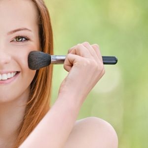 Use blush to make holiday looks pop